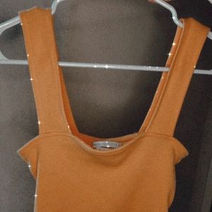 Yellow Urban Outfitters Crop Tank